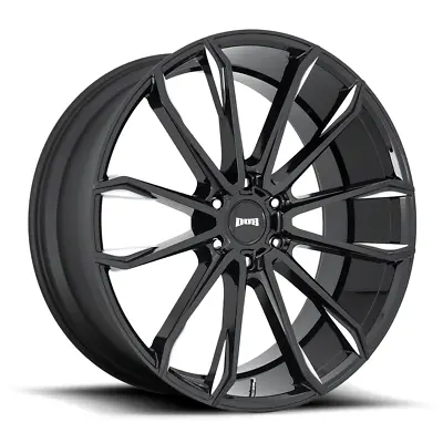 DUB 1PC S252 Clout 24x10 6x135 Gloss Black Milled 24  30mm For Ford Lincoln Rim • $588