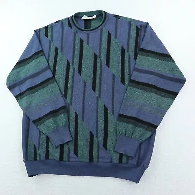 Vintage Winn Bros 50% Merino Wool Sweater Men's Size Large Multicolor Cosby  • $24