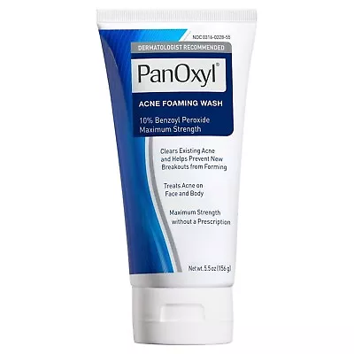 Acne Foaming Wash Face & Body 10% Benzoyl Peroxide 156g • £11.98