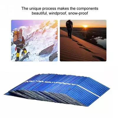 100Pcs Solar Panels Charger Cells Mini Battery Polycrystalline Tools System D2C8 • $9.93