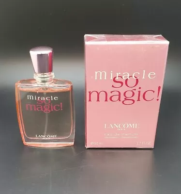 LANCOME Lancôme MIRACLE SO MAGIC! Eau De Parfum 1.7oz/50mL SPRAY RARE WOMEN'S • $150