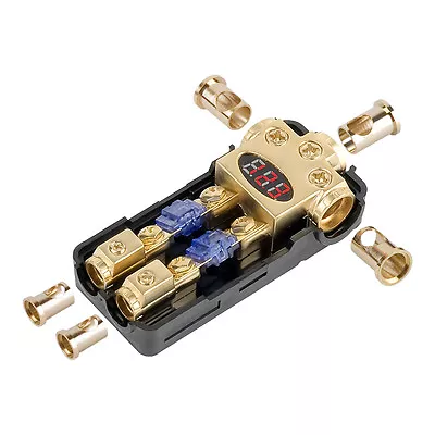 Digital Gold Power Mini Anl Fuse Distribution Block 0 Awg Gauge Professional Usa • $22.99