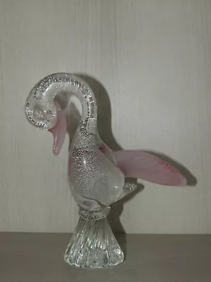 Vintage Murano Art Glass  Alfredo Barbini Swan Figurine • $90