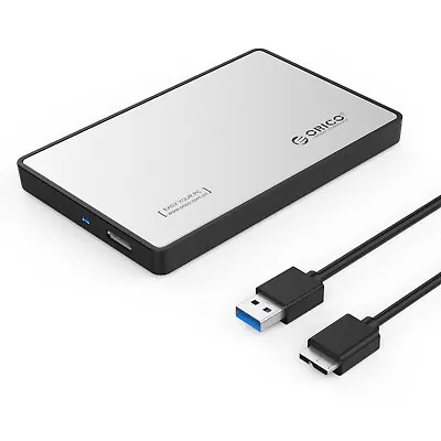 £8.17 • Buy ORICO Slim 2.5  Hard Drive SSD Enclosure External USB 3.0 To SATA HDD Caddy Case