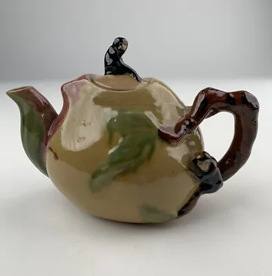 Vintage Monkey And Tree Glazed Teapot • $374.95
