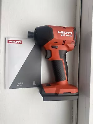 £219.99 • Buy Hilti Nuron SID6-22 Tool Only R228
