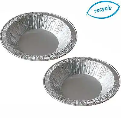 £34.99 • Buy 4½  Individual Foil Pie Dishes, Cases, Round, Small Container, Disposable Tray