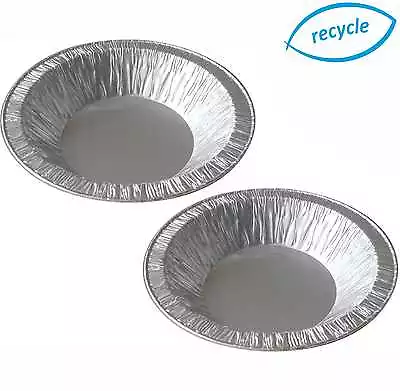 £15.99 • Buy 4½  Individual Foil Pie Dishes, Cases, Round, Small Container, Disposable Tray