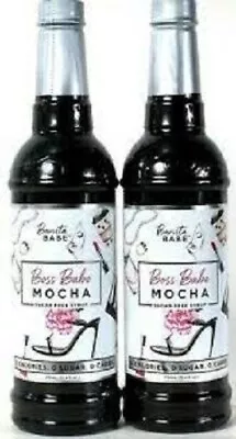 (2 Bottles) Barista Babe Boss Babe Mocha Sugar Free Syrup 25.4 Oz • $24.99