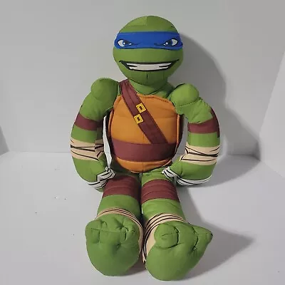 2014 Nickelodeon TMNT Teenage Mutant Ninja Turtle Leonardo 24  Pillow Buddy • $9.99