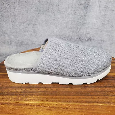 Vionic Slippers Women's 9 Gray Sakura Mules Slip On Comfort Casual Shoes • $34.99