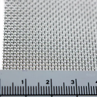 £2.99 • Buy Stainless Steel Woven Wire Mesh Filter Grading 15cm Sheet Silk To Heavy Gauze   