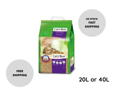 £34.50 • Buy Cats Best Smart Pellet 20l 40l Nature Clumping Cat Litter Compostable 10kg 20kg
