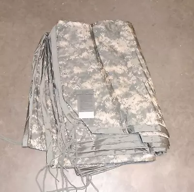 $60 • Buy US Military Issue Army ACU Camouflage Wet Weather Poncho Liner Woobie 90  X 64 