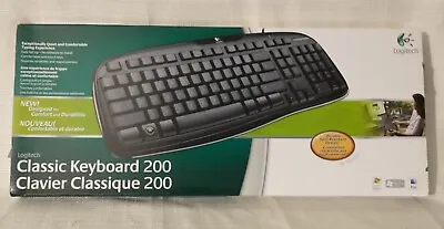 Logitech Classic Keyboard 200 968019-0403 New 2007 • $12.95