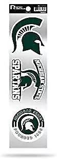 Michigan State Spartans 3 Piece Retro Spirit Decals Premium Throwback Stickers • $8.95