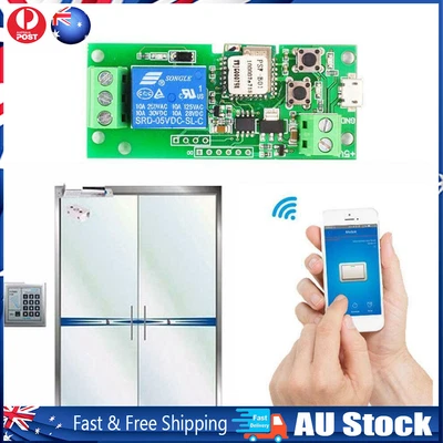 $17.80 • Buy DC5V Sonoff Wireless WiFi Inching/Self-Locking Smart Switch Relay Module AU