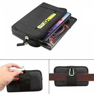 Mobile Phone Case Belt Clip Cowboy Cloth Bag For IPhone 11 12 Pro Max XR XS • $9.59
