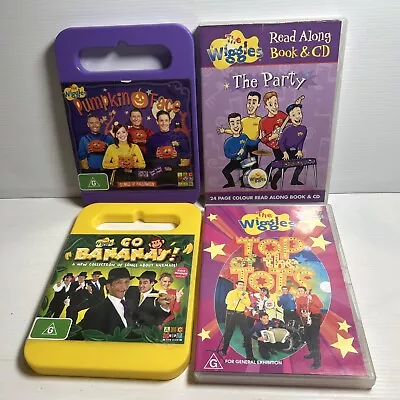 The Wiggles DVD X 4 Bundle Lot Bulk Region 4 ABC Kids Wiggle Go Bananas • $29.95