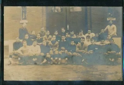 1909 Real Photo Rppc Football Franklin Massachusetts Beautiful Image Condition • $60