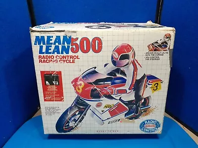 Vintage Motorcycle RC Radio Controlled Collectible Mean Lean 500 • $70