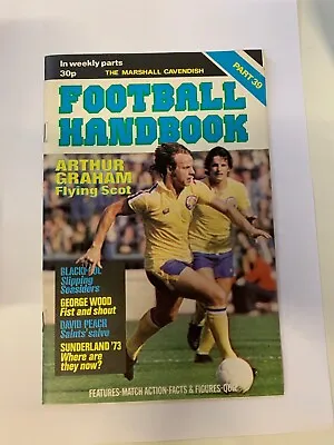 £4 • Buy The Marshall Cavendish Football Handbook Part 39                  