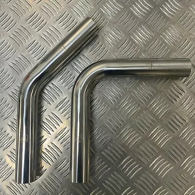 £17.31 • Buy 45 90 Degree 304 Stainless Steel 1D Polished Mandrel Exhaust Pipe Bend Elbow
