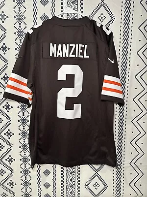 Nike Cleveland Browns Jersey Mens Large Johnny Manziel NFL  • $75