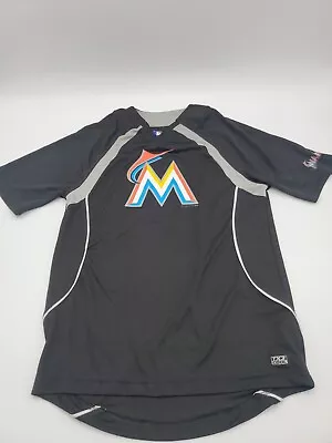 Miami Marlins Shirt Mens Medium Baseball Black..#5883 • $5.40