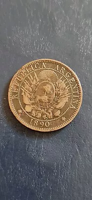 1890 Republic Argentina Dos Centavos  • $11