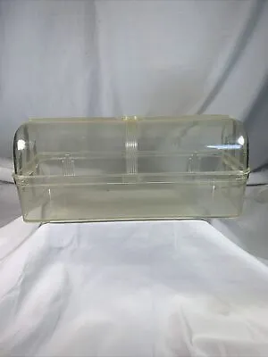 Vintage Acrylic Clear Plastic Bread Box Mid Century • $32.49