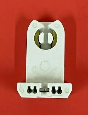 LEVITON Slimline FLUORESCENT LAMPHOLDER Socket T8 T12 Med Bi-Pin NEW 13059 • $6.25