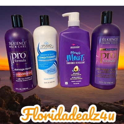 $19.99 • Buy Personal Care Mix Conditioner Lot 4 Total 118 Oz Aussie/sikience/studio