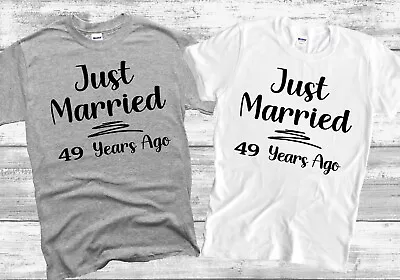 49th Wedding Anniversary Matching Couples Shirt Gift For Wedding Anniversary • $14.99