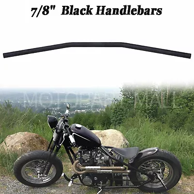 7/8  Motorcycle Handlebars Drag Bar For Harley Dyna XL 883 Honda Bobber Chopper • $37.95