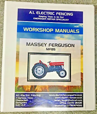 Massey Ferguson - MF135 Workshop Manual - Fully Printed - FREE NEXT DAY DELIVERY • £19.99