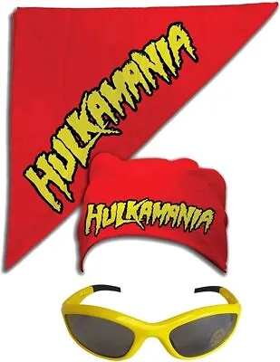 Hulk Hogan Hulkamania Bandana Sunglasses Costume • $19.99