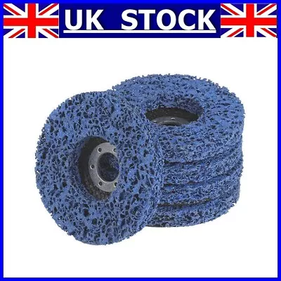 100-180mm 4-7'' Poly Strip Wheel Discs Paint Rust Remove Abrasive Angle Grinder • £9.91