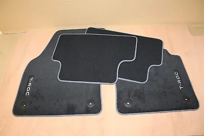 VW T-Roc Cabrio Set Of Four Black Carpet Mats 2GR061270WGK New Genuine Part • $93.07