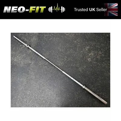 Neo-Fit 7ft 300kg 2  Olympic Barbell Weight Lifting Bar With Rotating Ends • £59.94