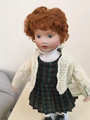 Molly Vintage Porcelain Doll By Kathy Barry-Hippensteel Knowles 15  Tall • $29.99