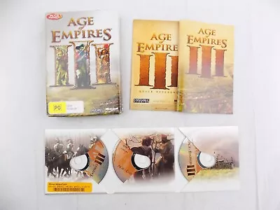 Big Box PC Age Of Empires III 3 Free Postage • $19.92