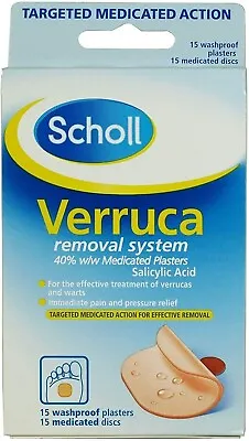 Wart Remover Feet Plaster Scholl Verucca Easy Effective Treatment Foot Care UK • £7.24
