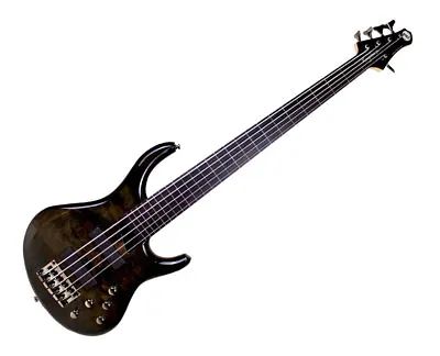 MTD Kingston ZX5 Fretless 5-String Bass Guitar - Trans Black W/ Ebony FB - B-... • $1889.99