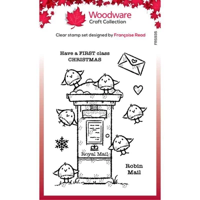 £6.95 • Buy Robin Post - Woodware Clear Stamps