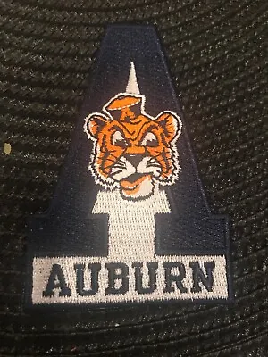 Auburn Tigers Vintage RARE Embroidered Iron On Patch 3.5  X 2.25 • $6.79