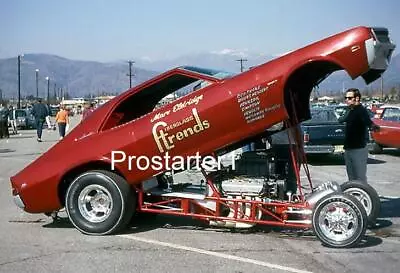 4x6 Color Drag Racing Photo MARV ELDRIDGE Fiberglass Trends 1969 AMX Funny Car • $2.25