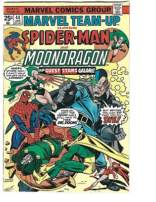 Marvel Team-Up #44 (4/76) VG+ (4.5) Spidey! Moondragon! Great Bronze Age! • $3.53