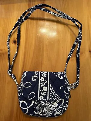 2010 Retired Vera Bradley “Twirly Birds” Small Crossbody Wallet W/Many Pockets. • $3.99