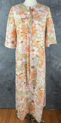 Vintage Liberty House Floral 1/2 Slv Long Maxi Dress Sz 12 Or About A M (12076) • £48.25